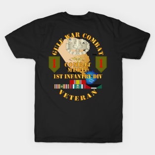 Gulf War Combat Vet w 1st ID - Combat Medic T-Shirt